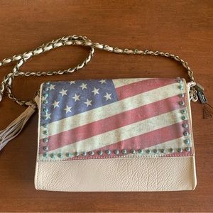 Mountain West American Flag Crossbody Purse/Bag